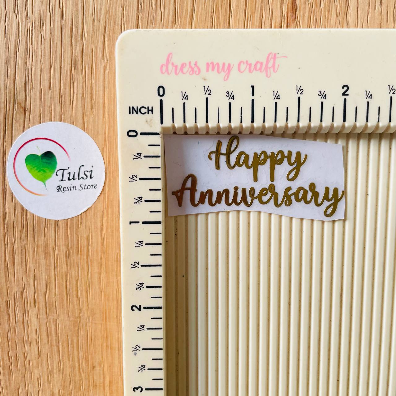 Metal Sticker - Happy Anniversary