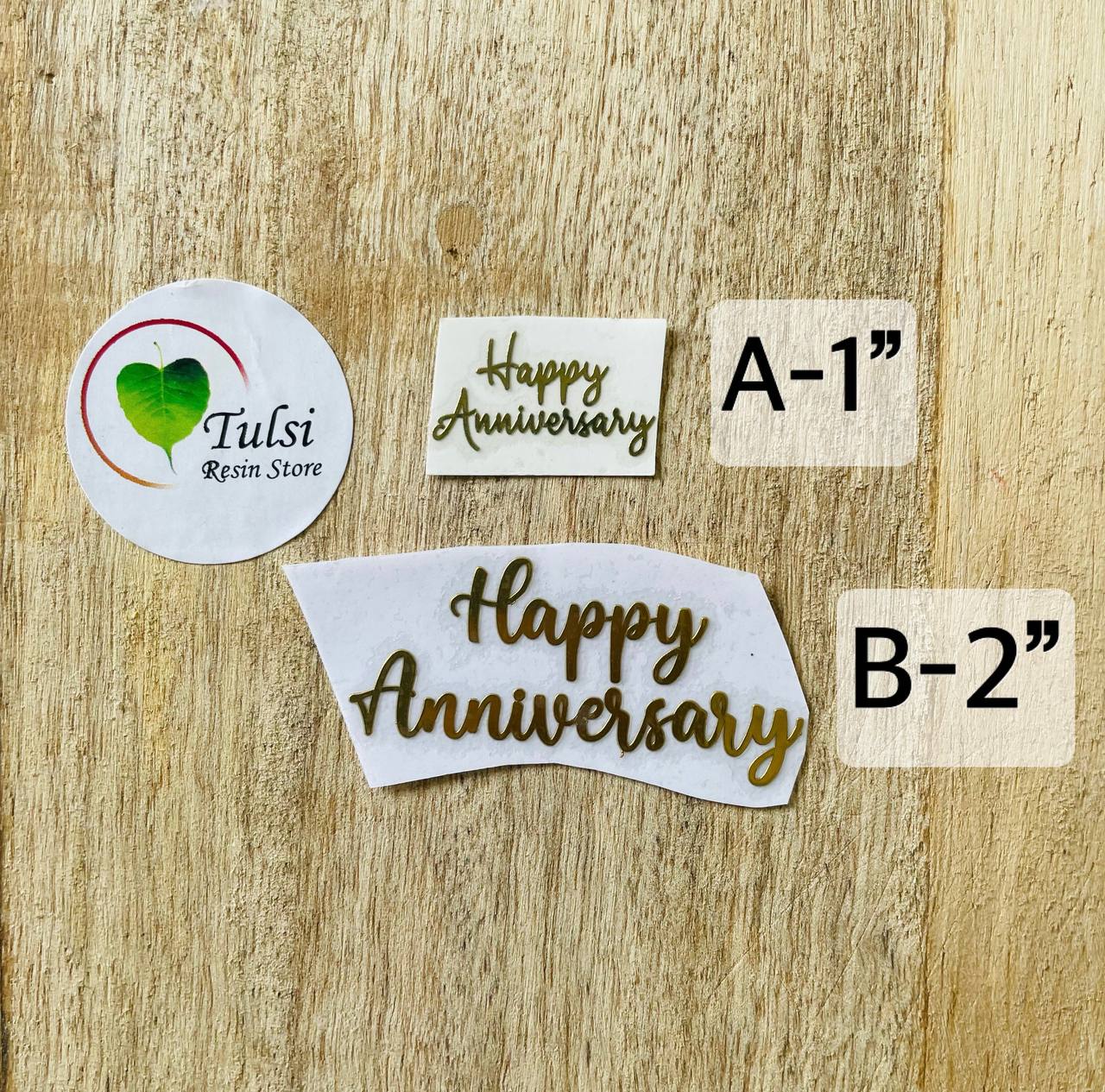 Metal Sticker - Happy Anniversary