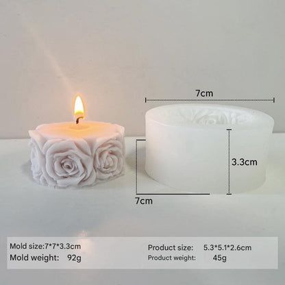 Rose Candle Mould (D)