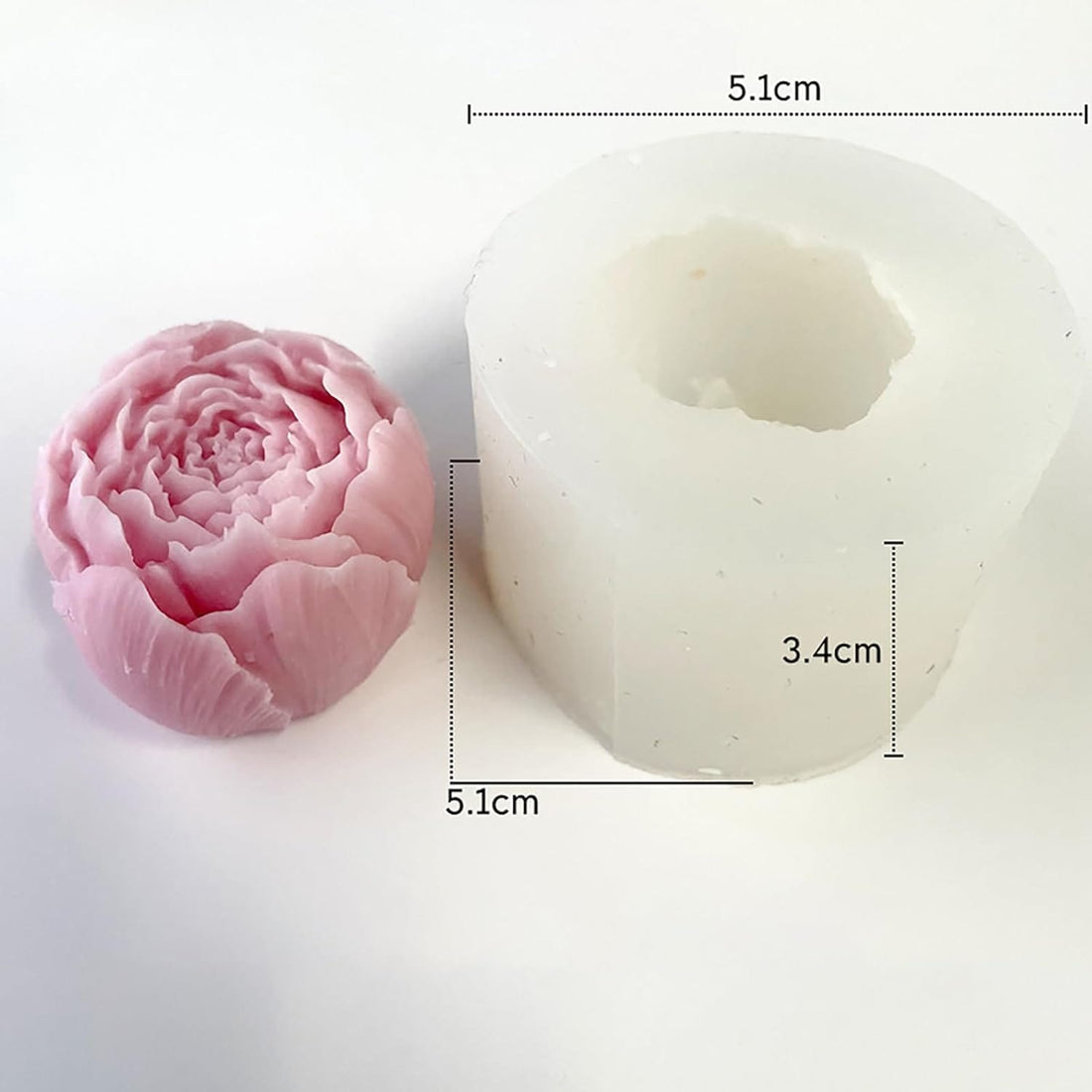 Bud Flower Candle Mould