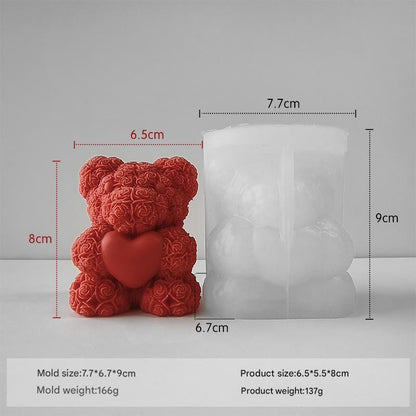 Teddy Bear Candle Mould (B)