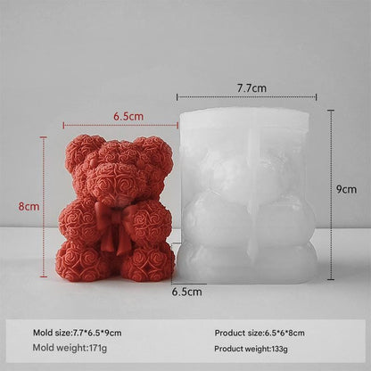 Teddy Bear Candle Mould (B) Tulsi Resin Store