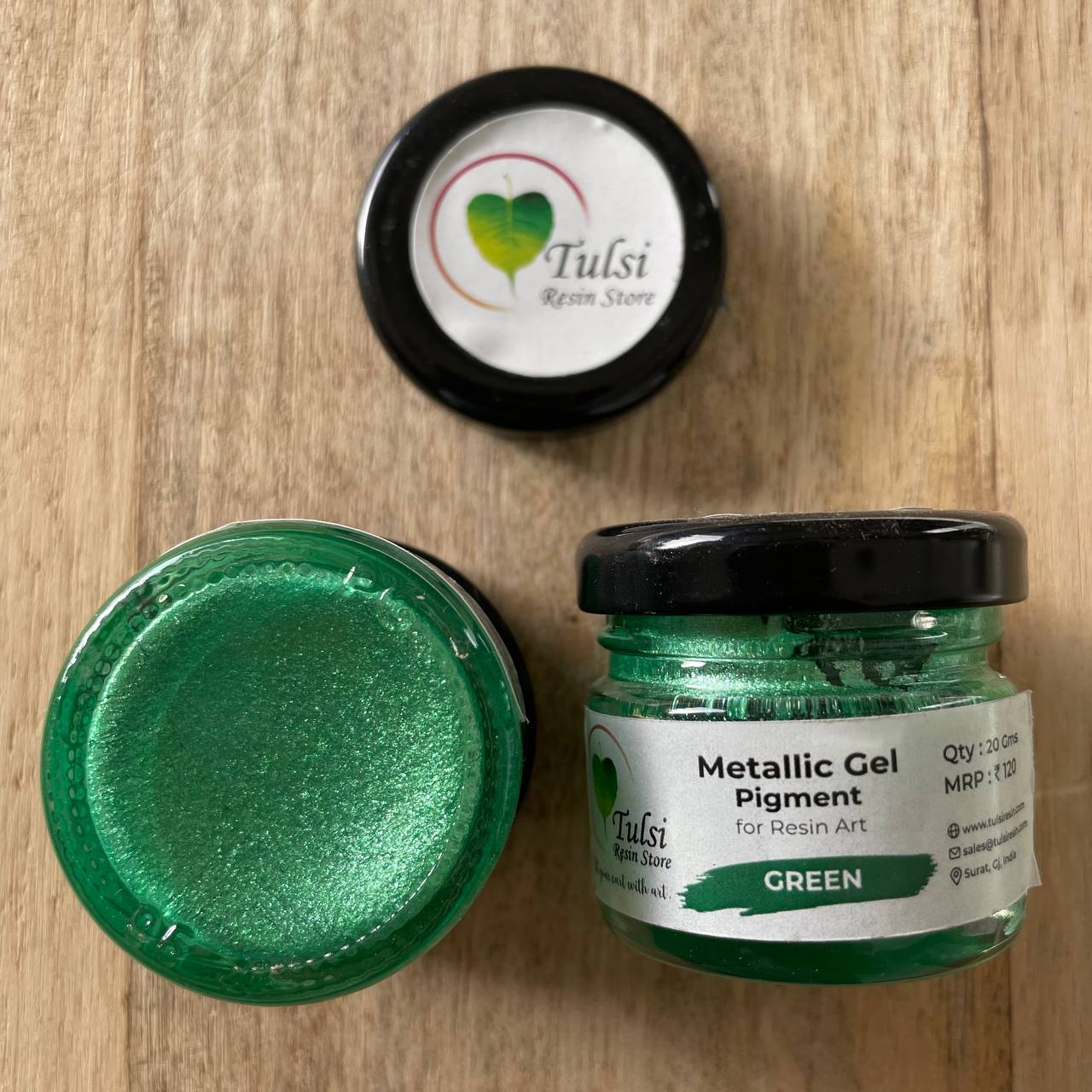 Green Metallic Gel Pigment