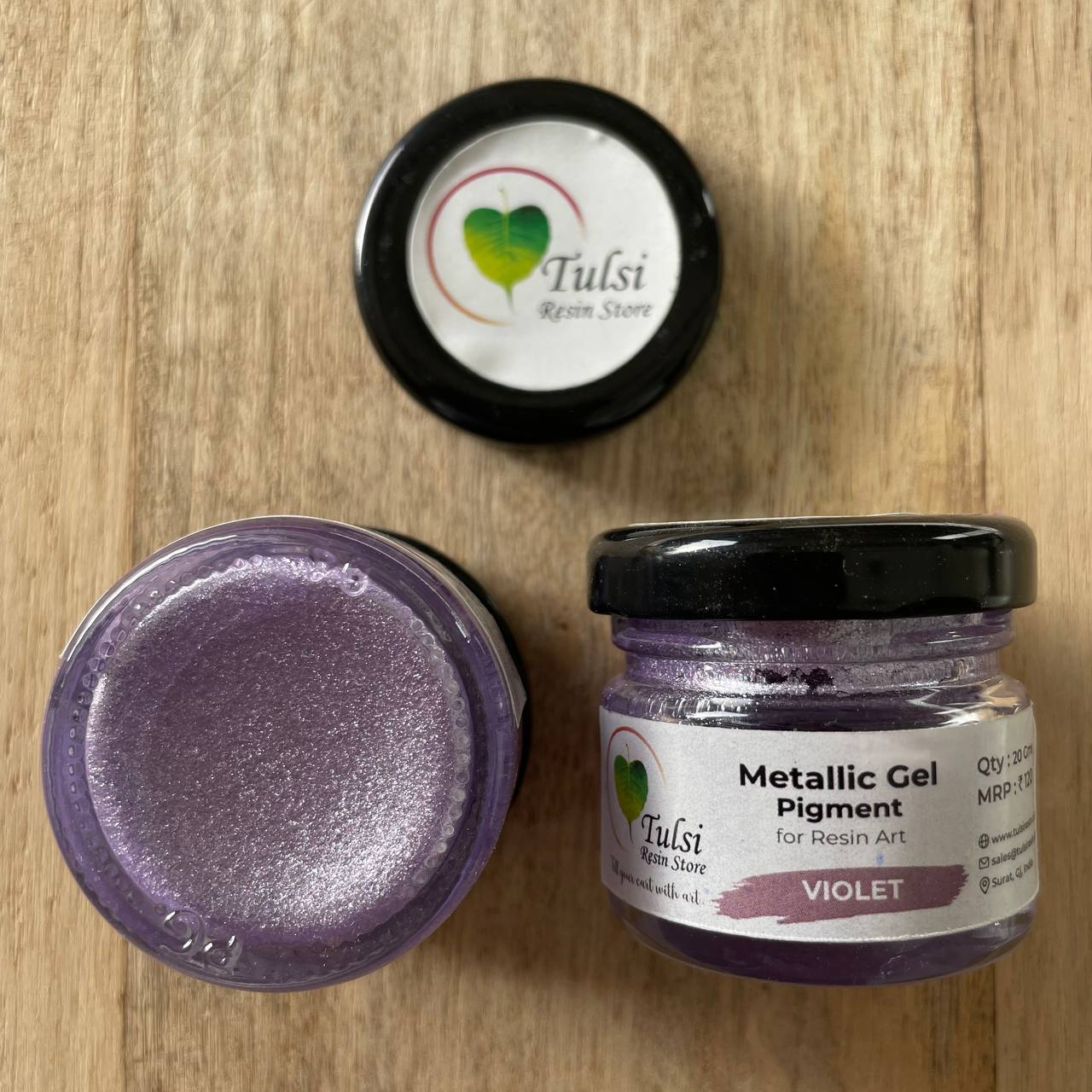 Violet Metallic Gel Pigment