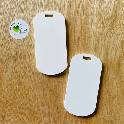 Acrylic Luggage Tag - Oval