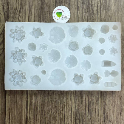 Lotus Pond Miniature Mould (C) - 29 Cavity (HM)