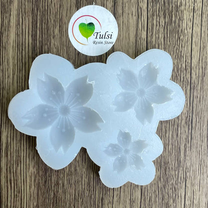 Flower Mould (A13) - 3Cavity Cherry Blossom