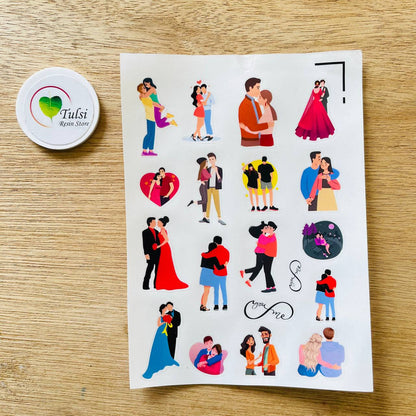 Colourful Couple Sticker