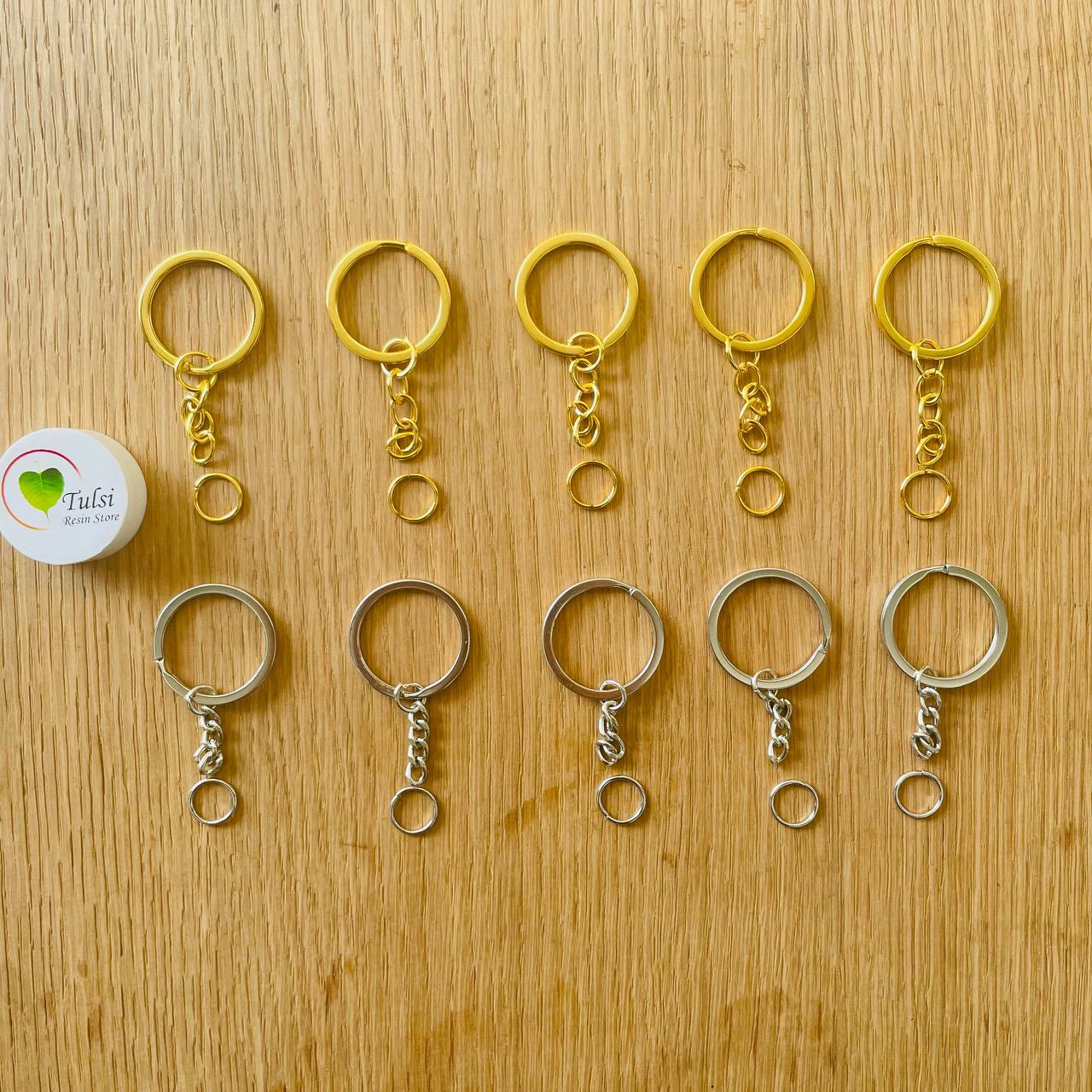 Keychain Ring With Connector (10pc)