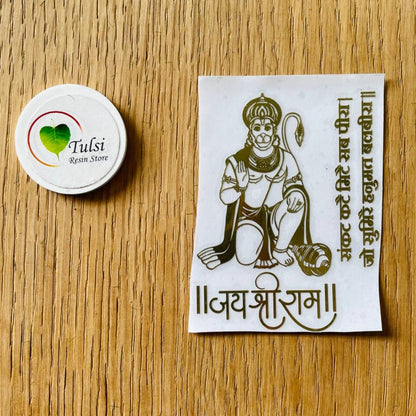 Metal Sticker - Hanuman Combo