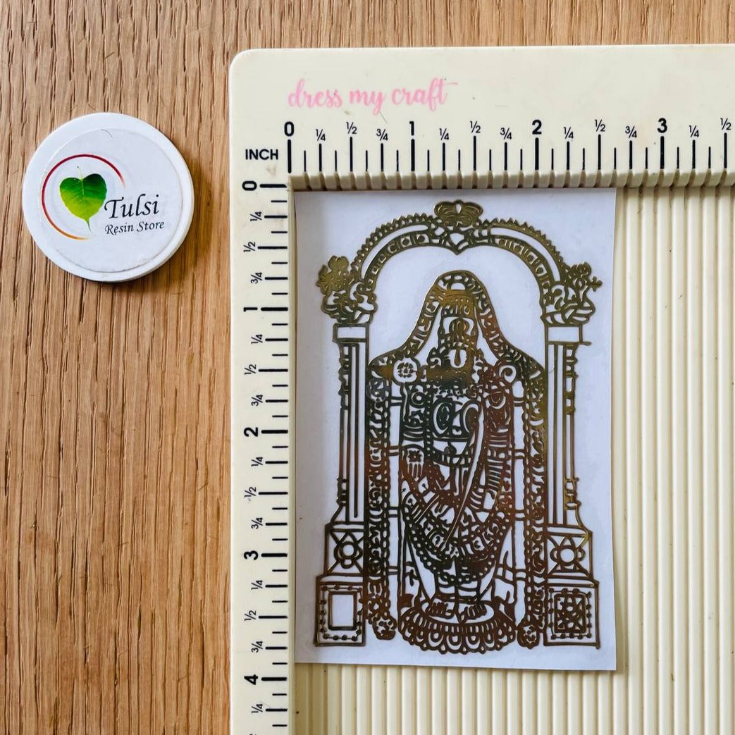 Metal Sticker - Tirupati Balaji (A)