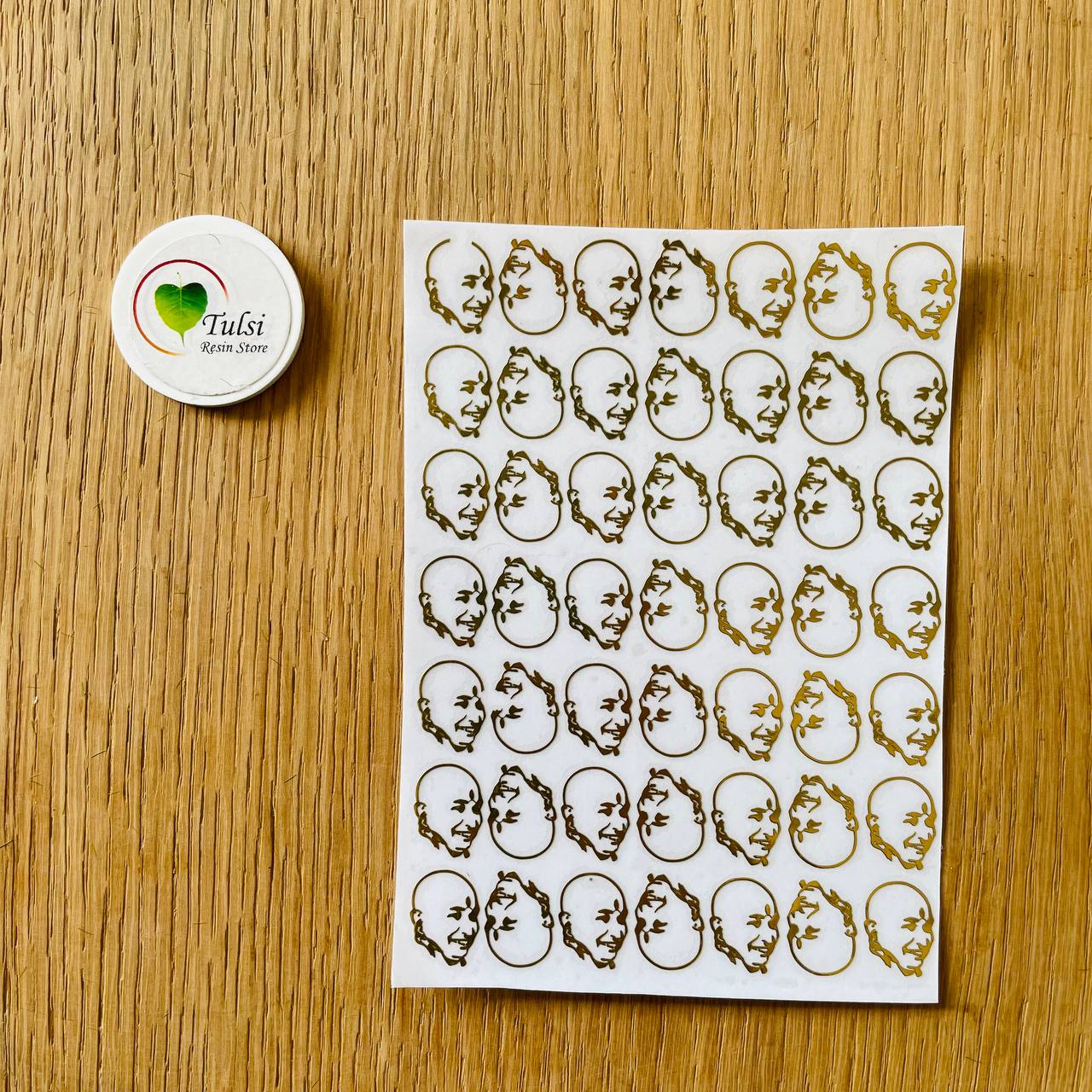 Guruji Sticker Metal Sticker - A6 Guruji (A) – Tulsi Resin Store