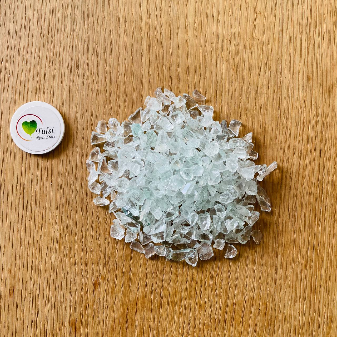 Transparent Crushed Glass Crystal