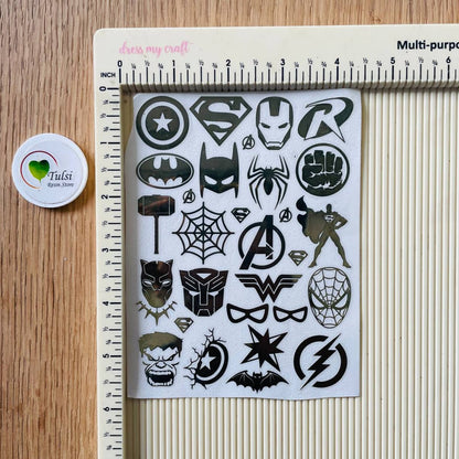 Metal Sticker - A6 Superhero