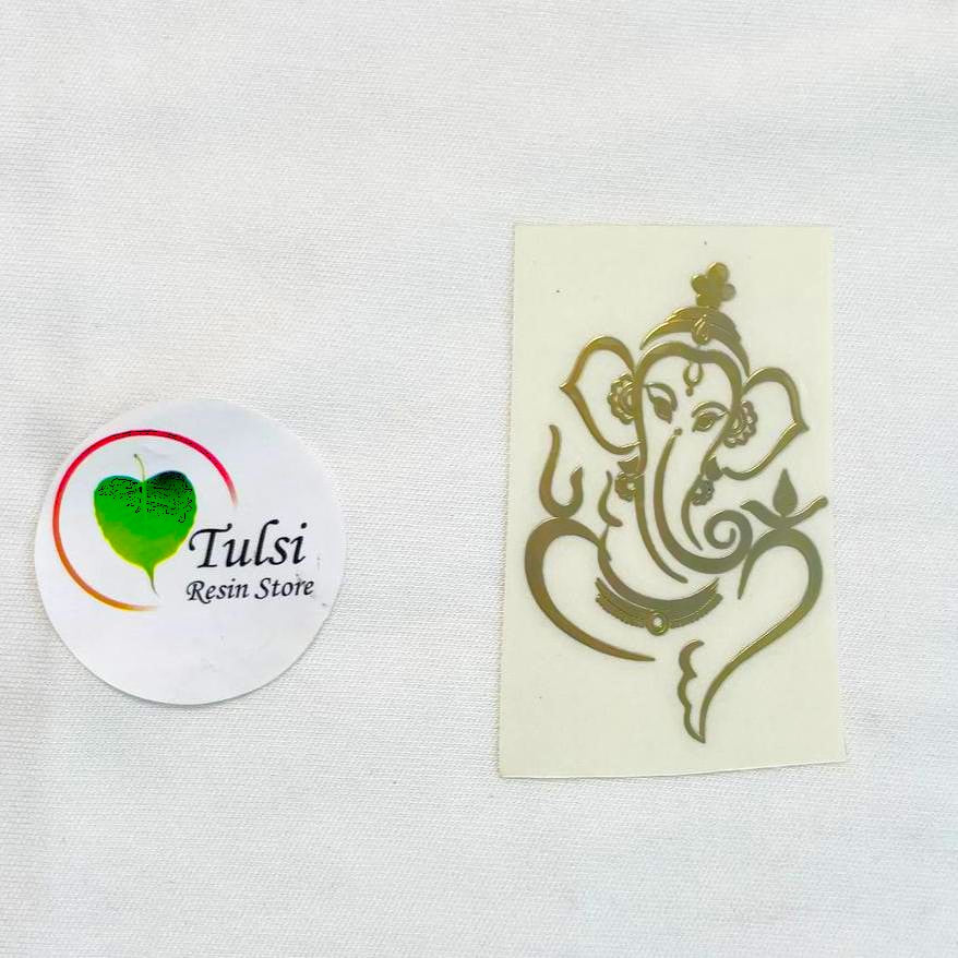 Metal Sticker - Ganpati (A)