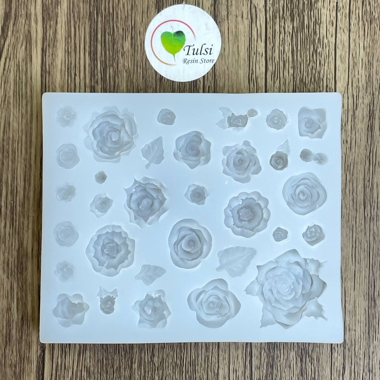 Pink Rose Mould (I) - 32 Cavity