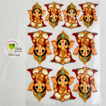 A6 UV DTF Sticker - God Idols Ganesha (C)