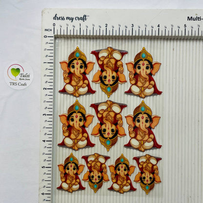 A6 UV DTF Sticker - God Idols Ganesha (C)