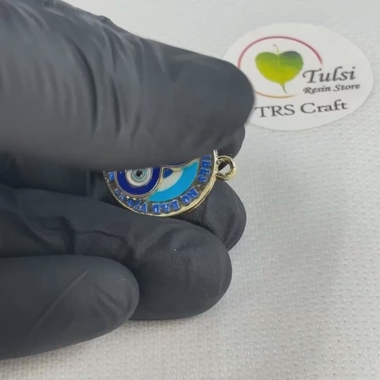 Evil Eye Charm With Two Hooks - G