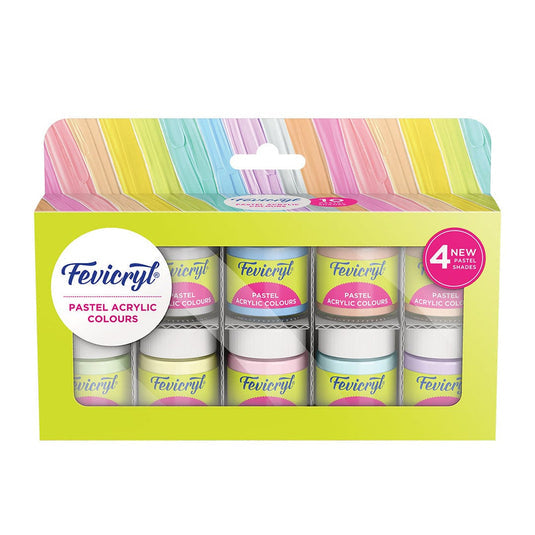Pastle Fevicryl Acrylic Colour (10 Shades)