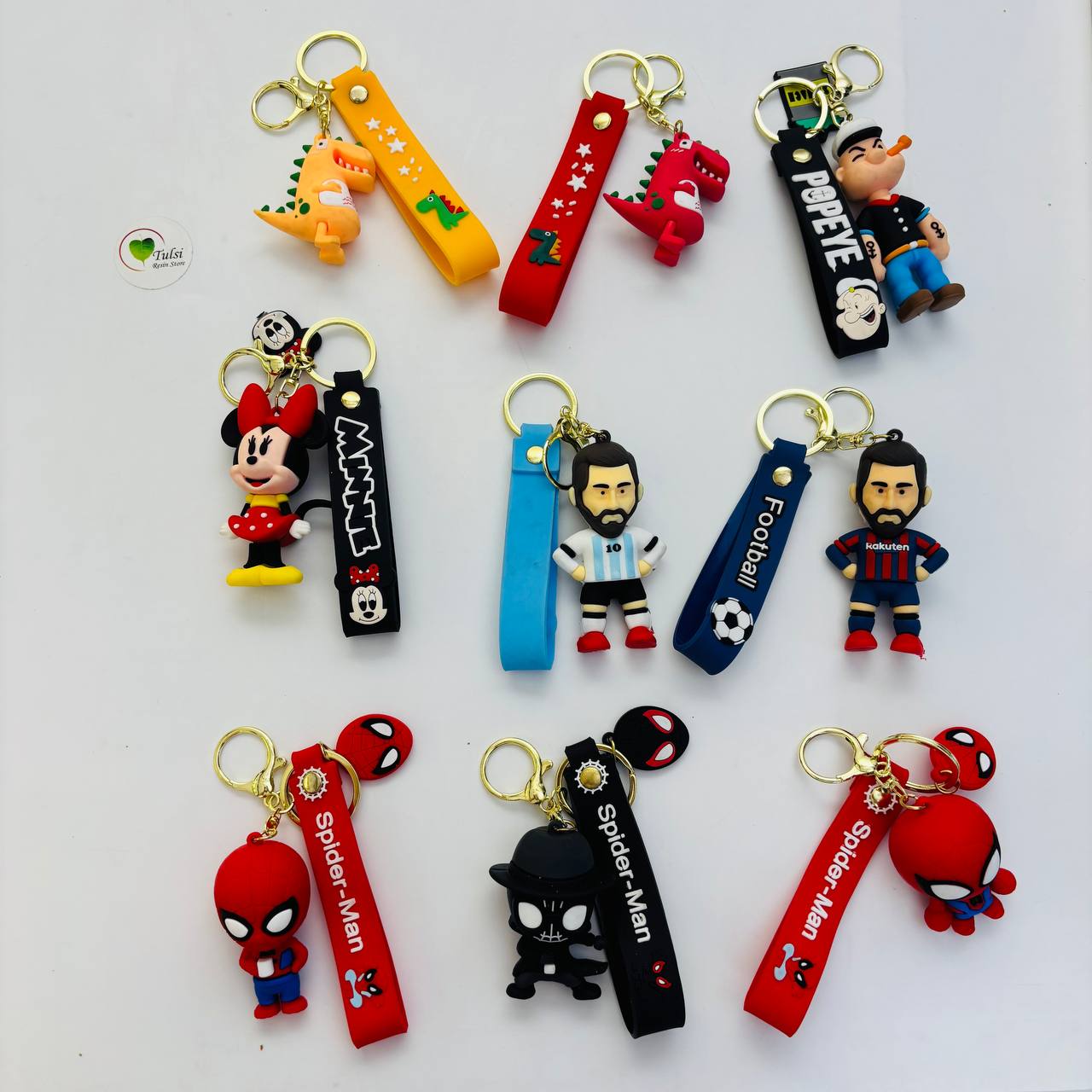 Fancy Rubber Keychains