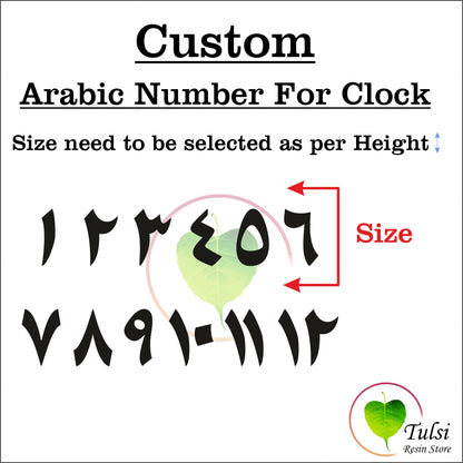 Custom Acrylic - Arabic Numbers
