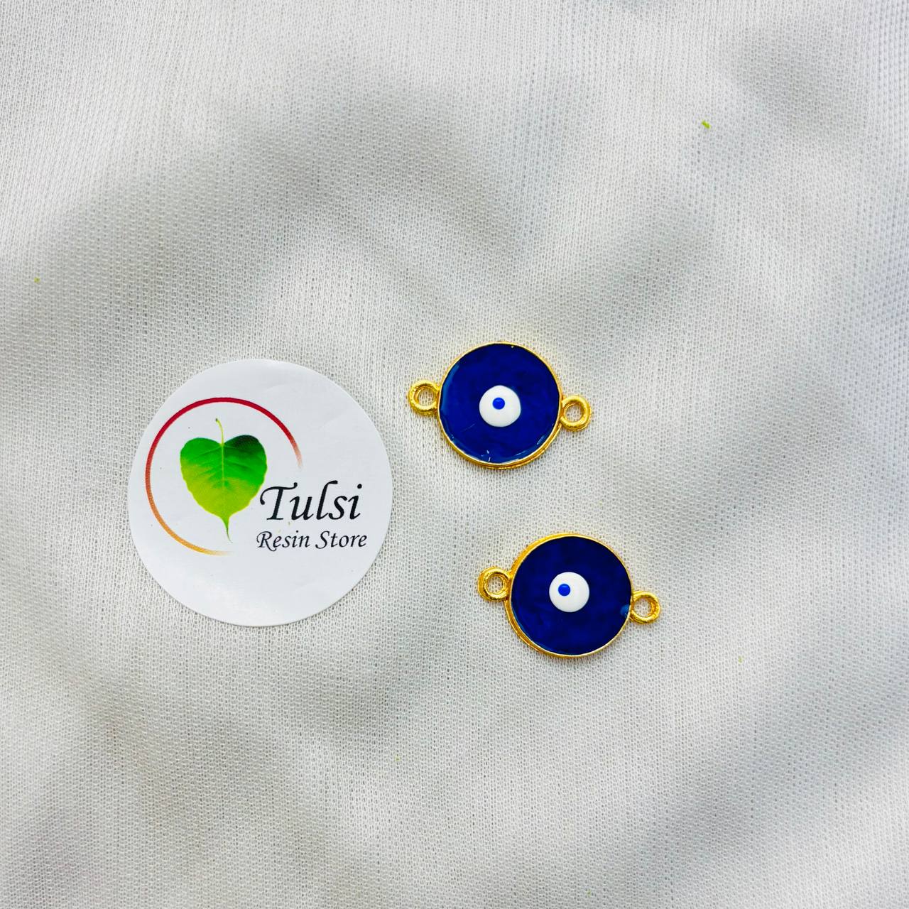 Evil Eye Charm With Two Hooks - C