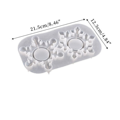 Snowflakes T-Light Holder Mould (A)