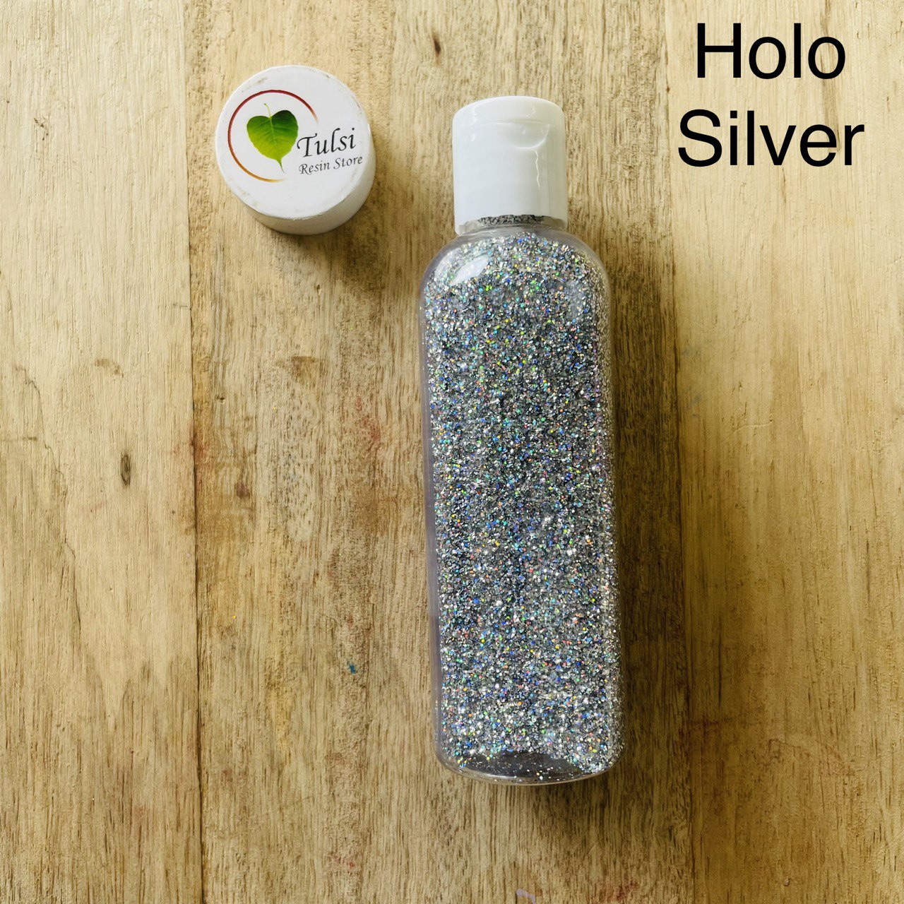 Shaded Glitter - Holo Silver