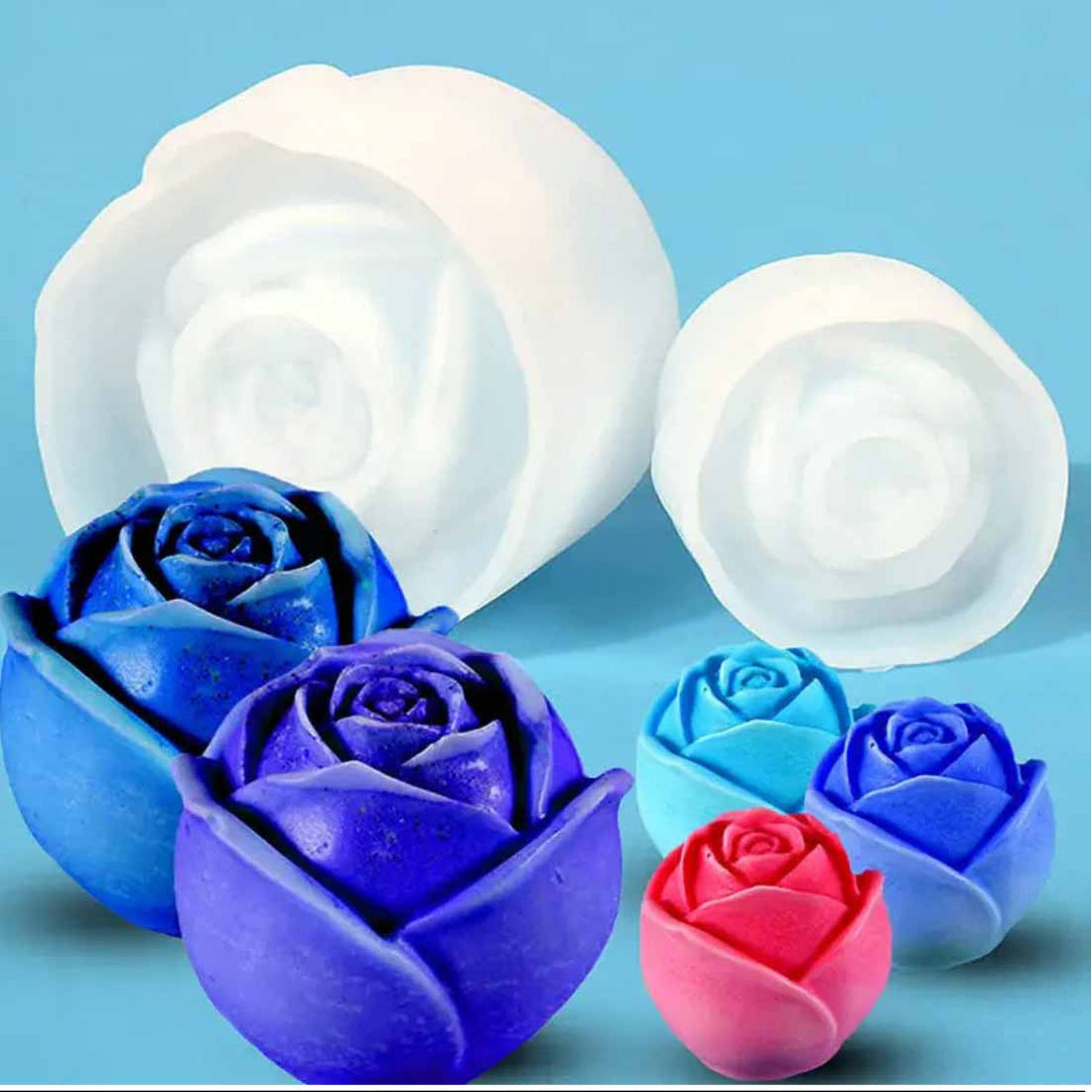 Rose Candle Mould (C)