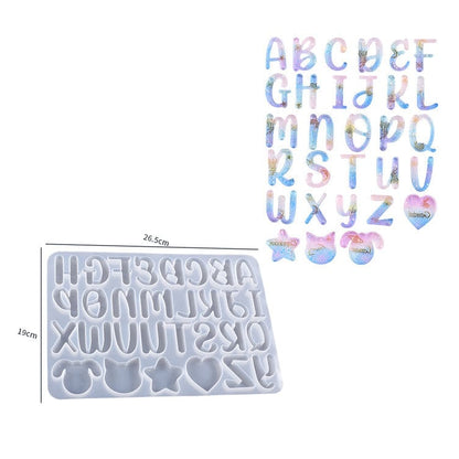 Doodle Back Alphabet Mould
