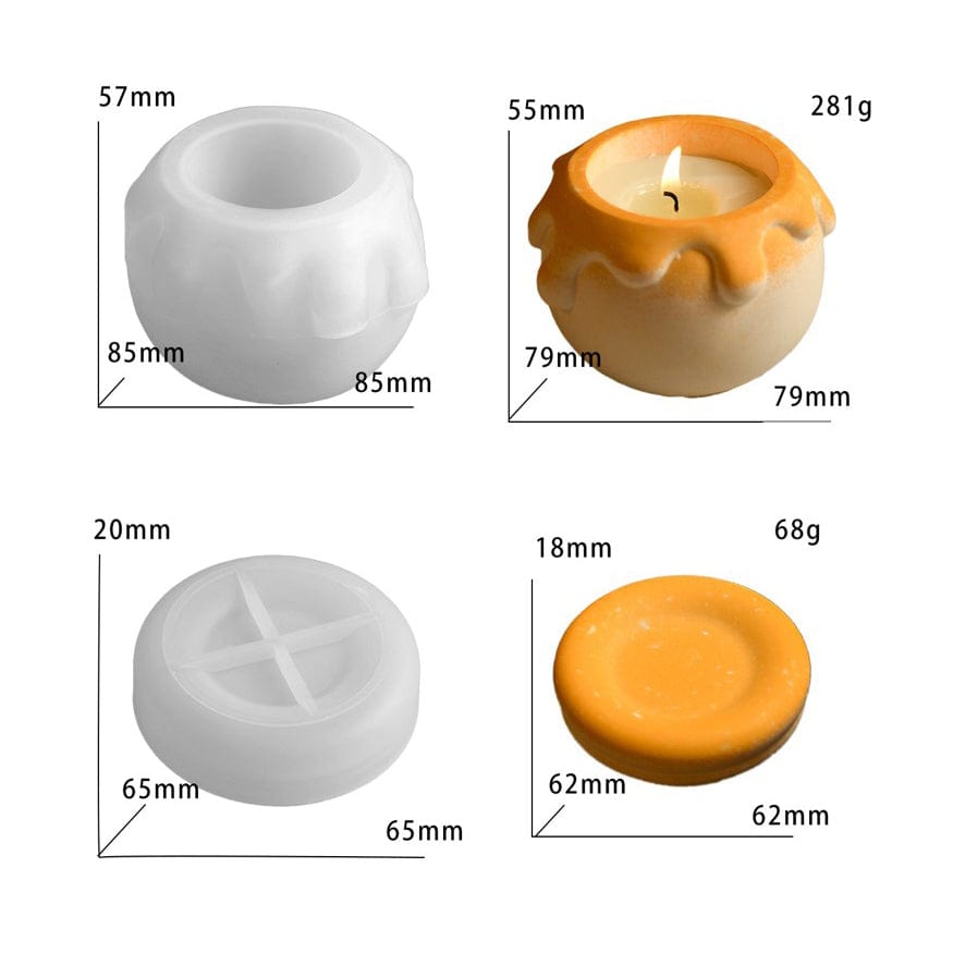 Storage Box Mould (V) - Honey