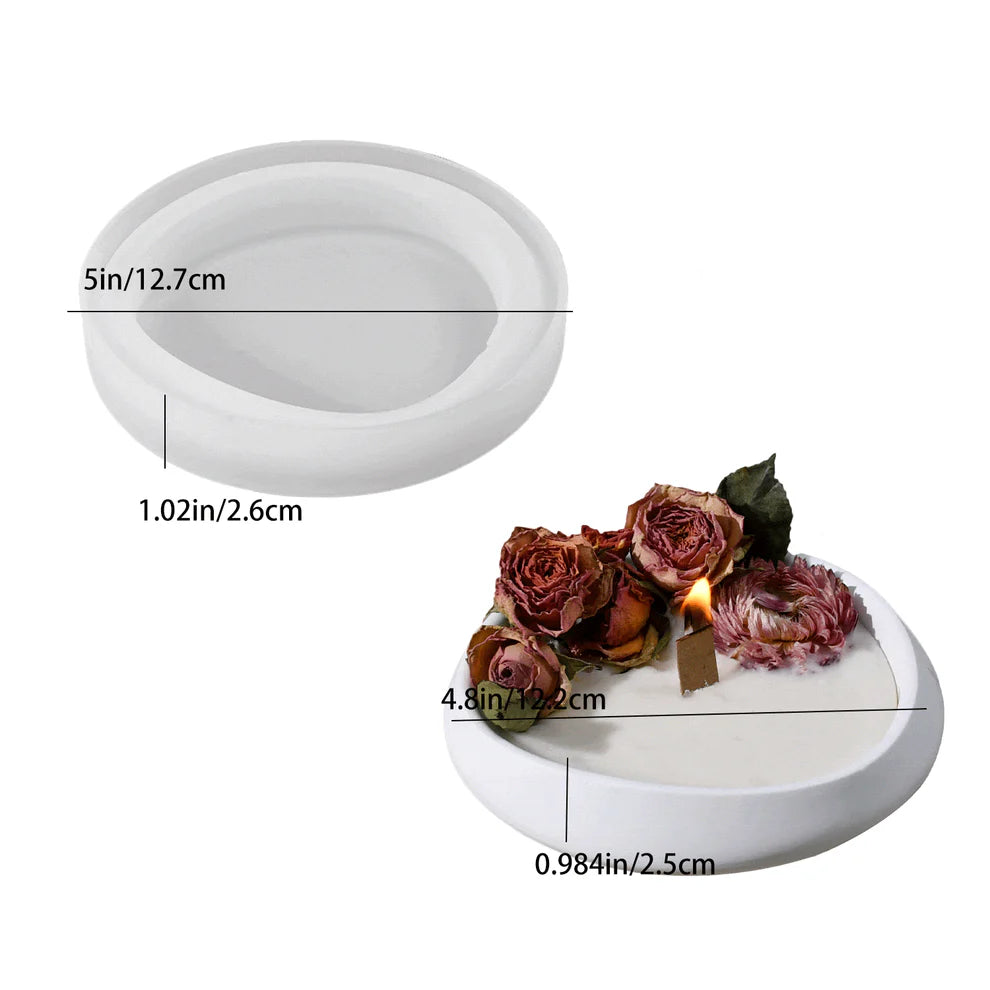 Pool Wave Candle Holder Mould