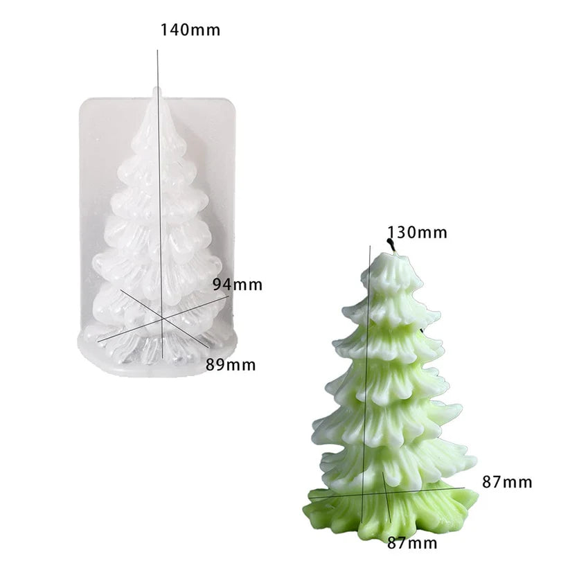 Christmas Tree Candle Mould (D)