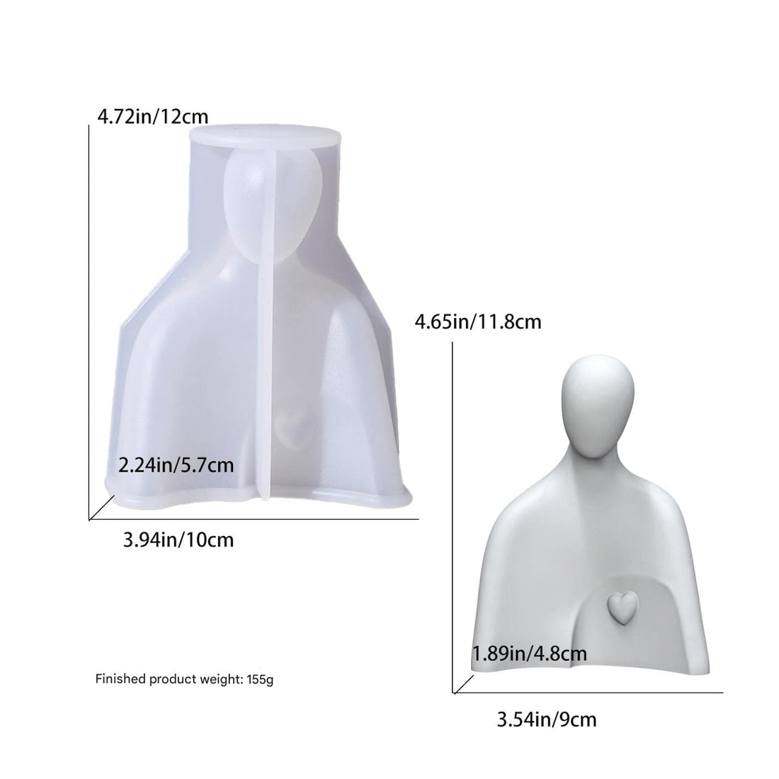 Human Figure Showpiece Mould (A)