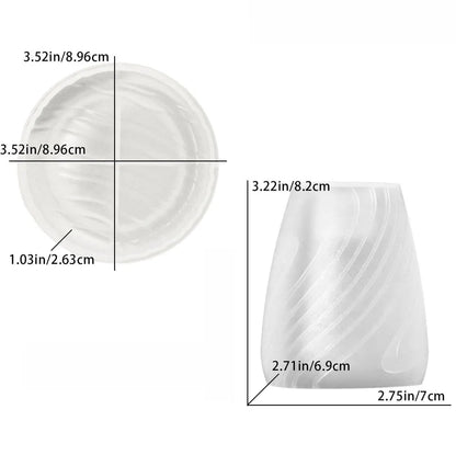 Texture Line Vase Candle Mould (H)