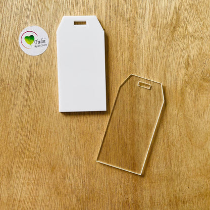 Acrylic Luggage Tag - Rectangle