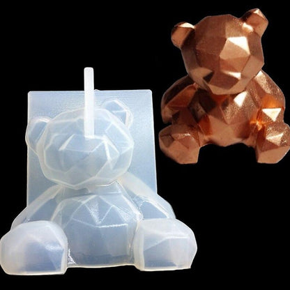 Teddy Bear Candle Mould