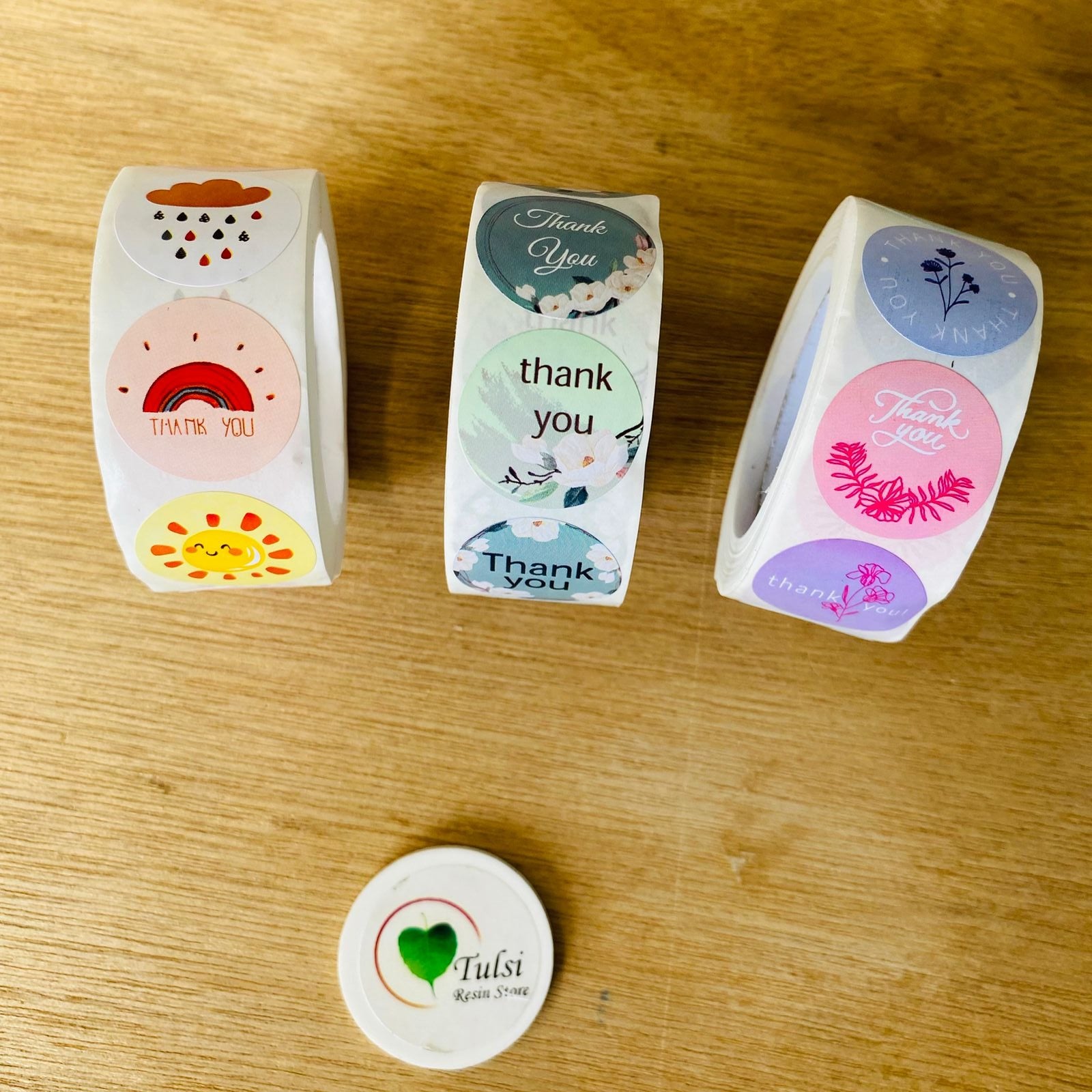 Designer Thankyou Sticker