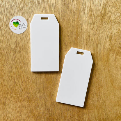 Acrylic Luggage Tag - Rectangle