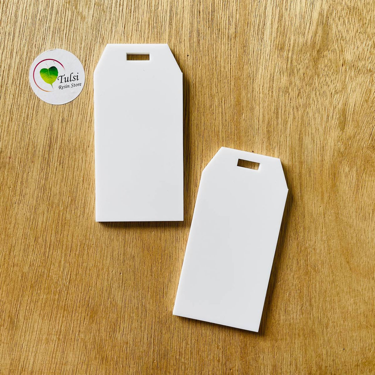Acrylic Luggage Tag - Rectangle – Tulsi Resin Store