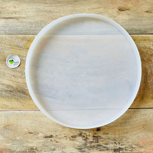 10" Plain Round Tray Mould tulsiresin