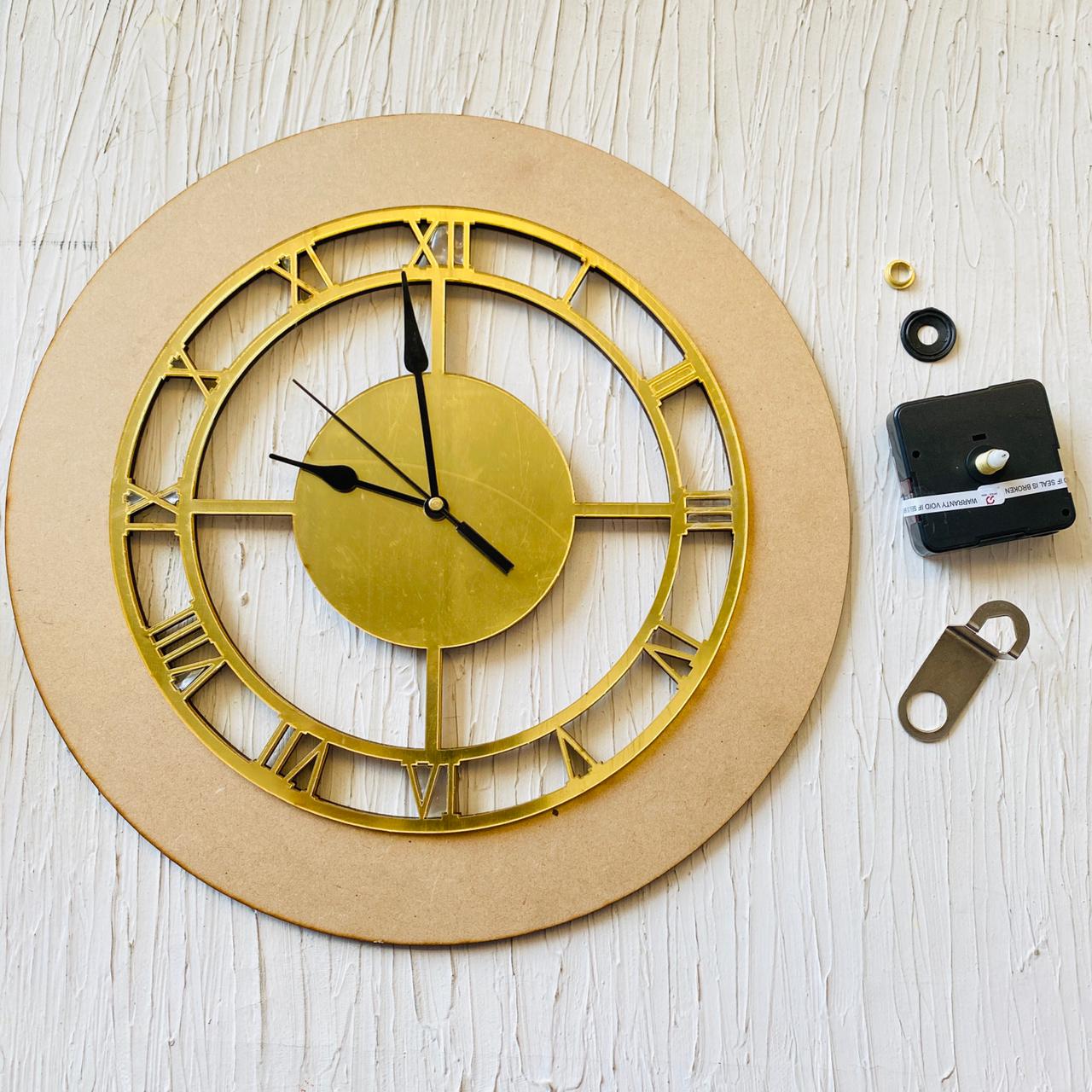 12" Clock Set With Ring cutout