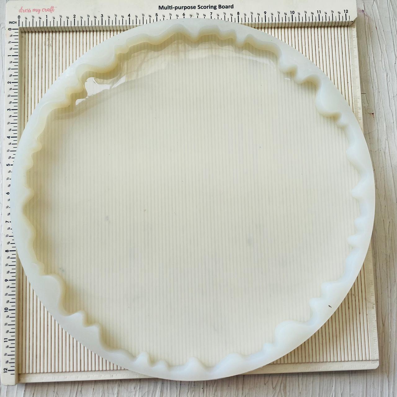 12" Agate Round Tray Mould