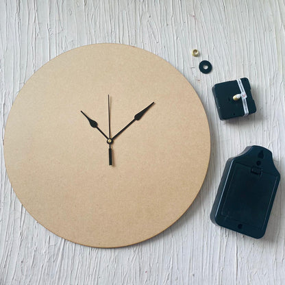 12" MDF Clock Set