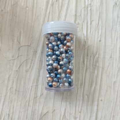 Set of 12 Marble Beads Set