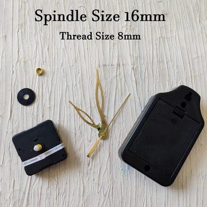 17 MM Silent Sweep Clock Machine Set