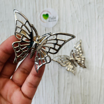 Metal Butterfly Charm (G) (2pc)