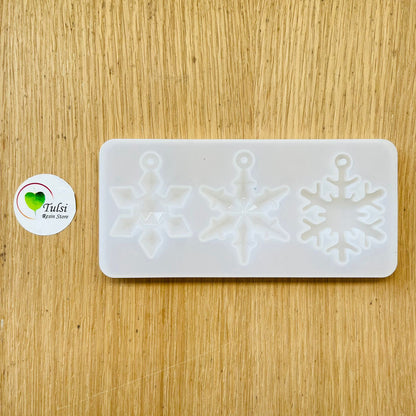 3 pcs Snowflake Mould