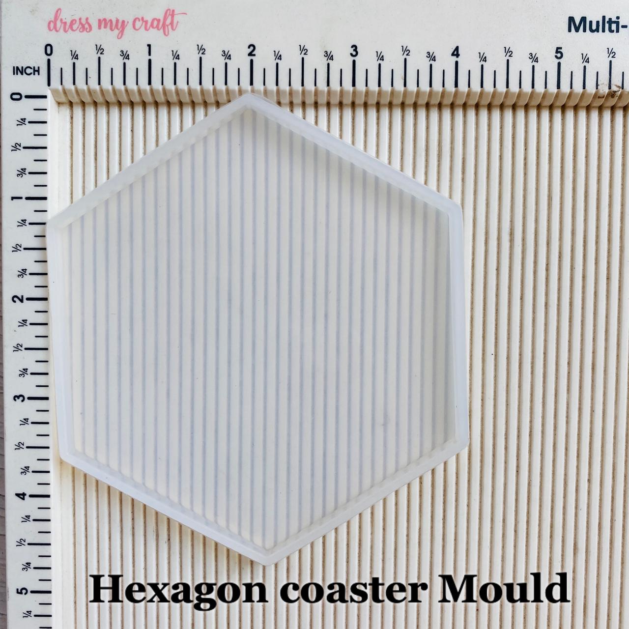 4" Hexagon Coaster Mould